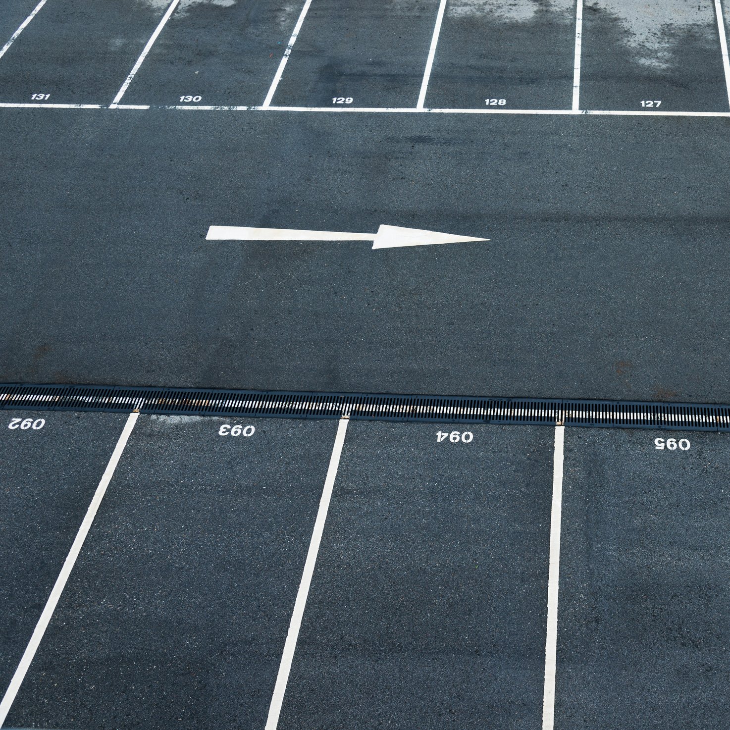 Empty parking lot